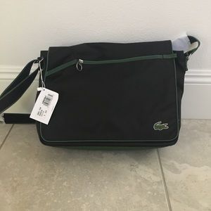 NEW Lacoste sport messenger bag
